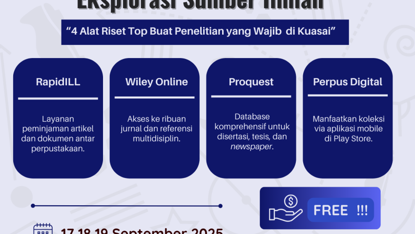 Tingkatkan Keterampilan Riset, Perpustakaan UMBY Gelar Workshop "Gateway to Knowledge"